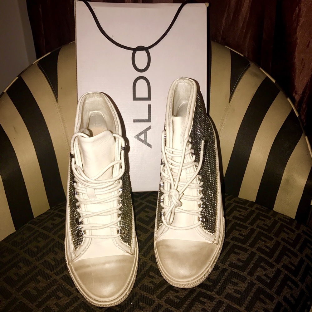 Metal mesh Aldo sneakers