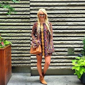 Free People bell sleeve dress