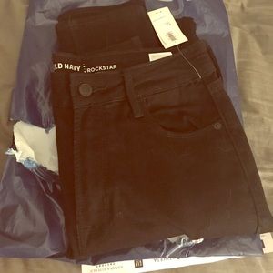NWT black rockstar jeans: TALL