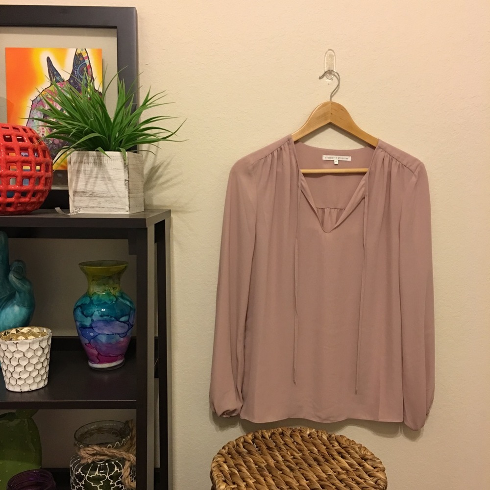 Pink/nude top