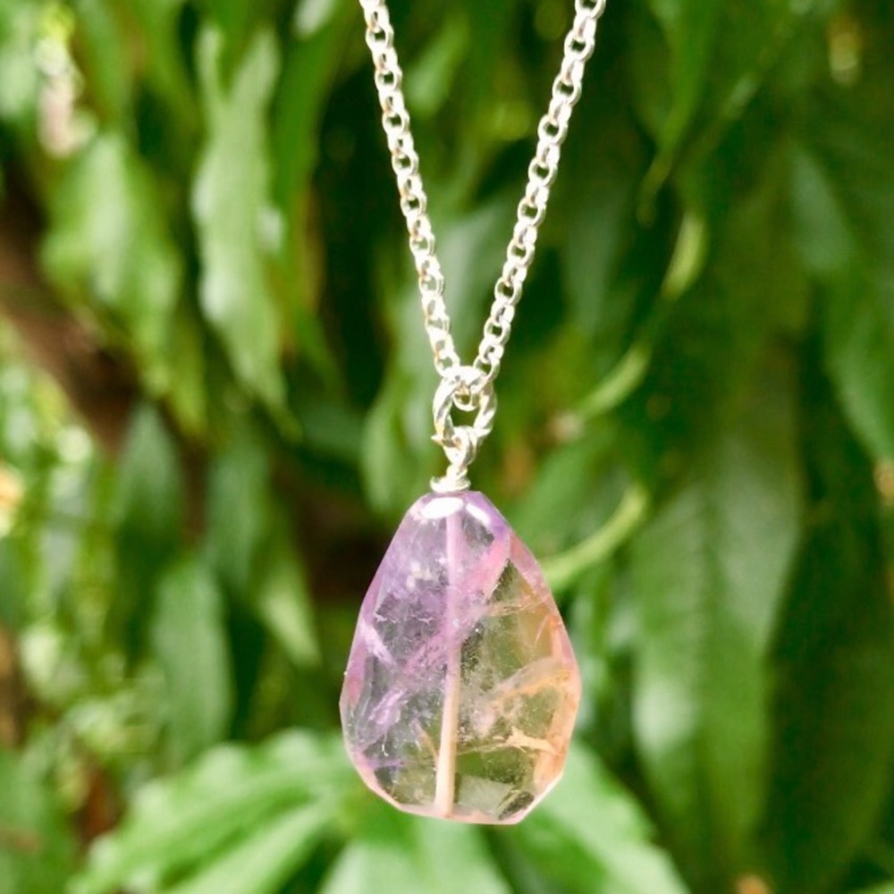 Stylish Ametrine Healing Gemstone Necklace! - Picture 2 of 5