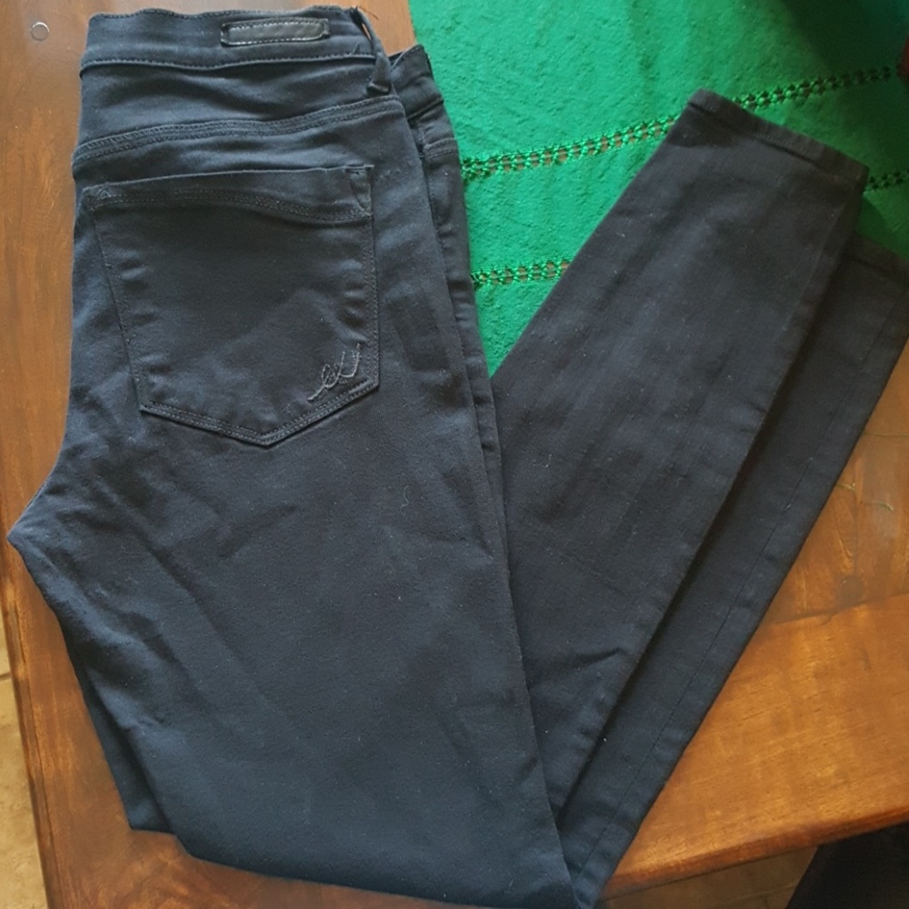 Black express jeggings
