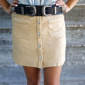 Black double western belt