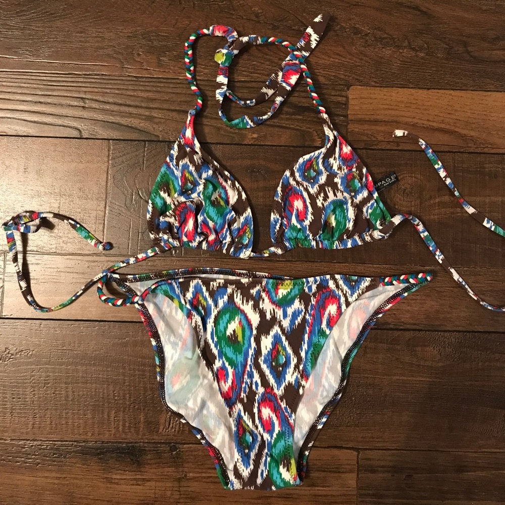 NWOT Rampage 2 piece. M top, Lg bottom