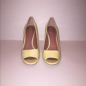Vince Camuto yellow heels