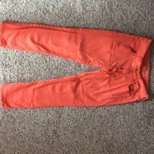 Orange jeans