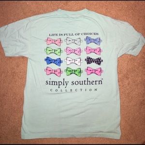 Cute Simply Southern tee with bow ties!