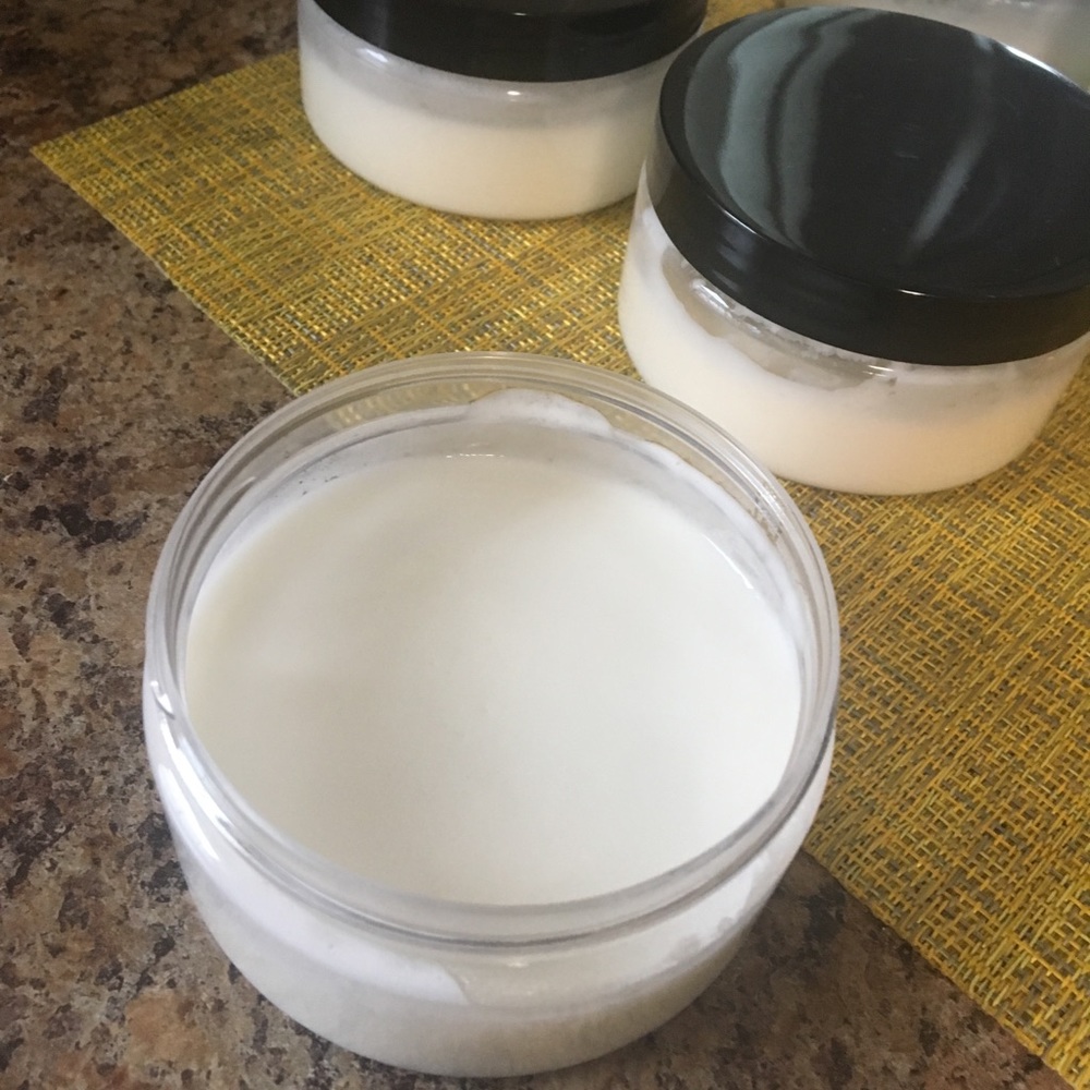 Home made Organic non GMO lotion with Coconut milk