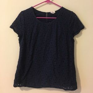 Lacey Navy Top