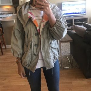 FREE PEOPLE Pattern detail coat