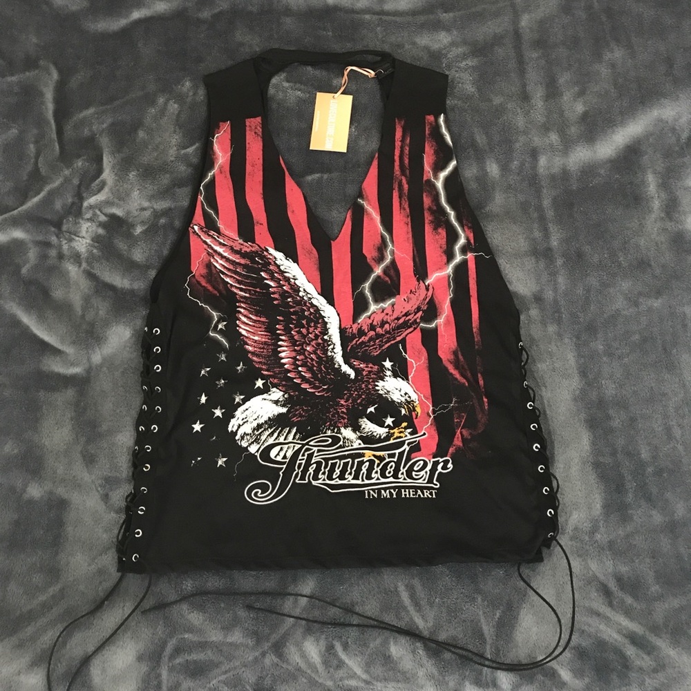 Graphic tank top