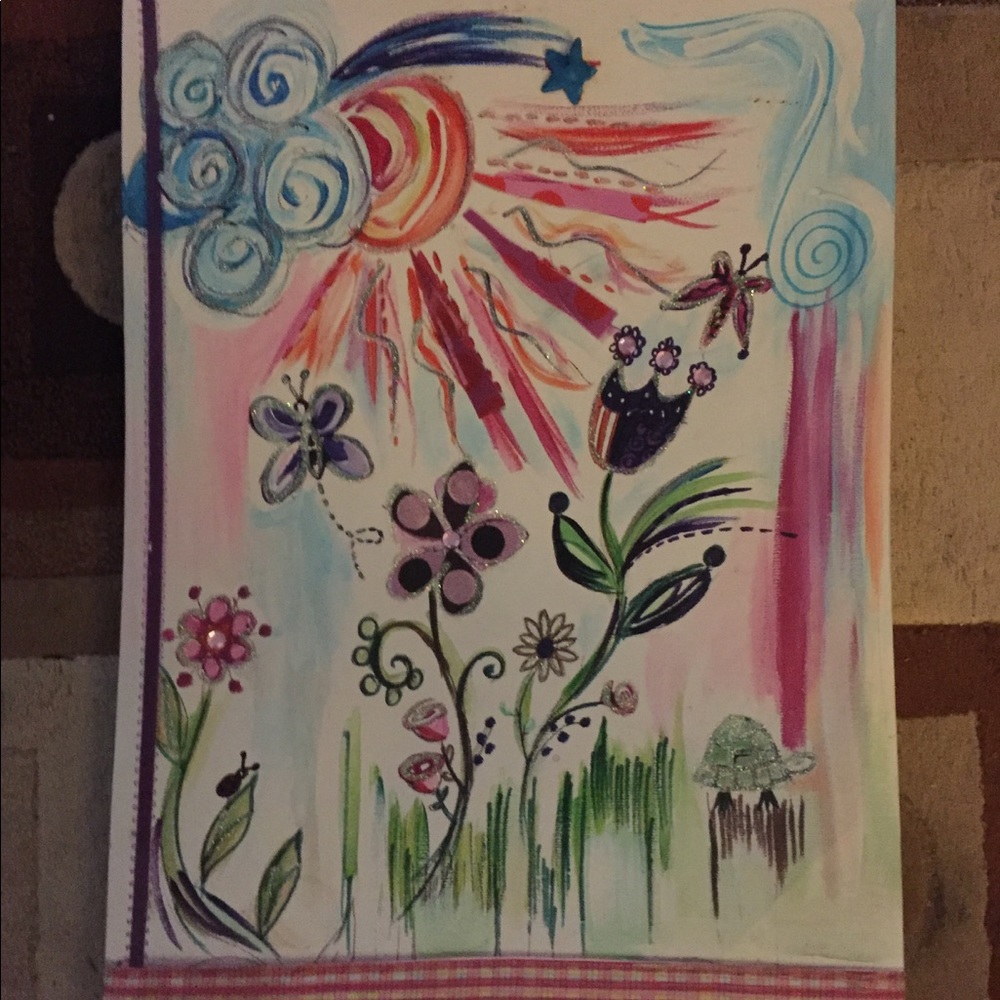 Handmade canvas painting