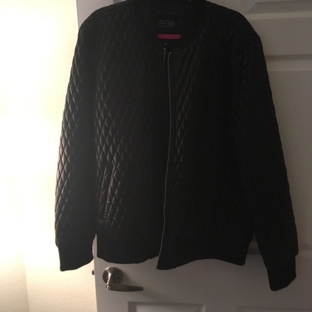 quilted bomber jacket