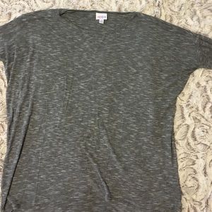 LulaRoe gray knit Irma