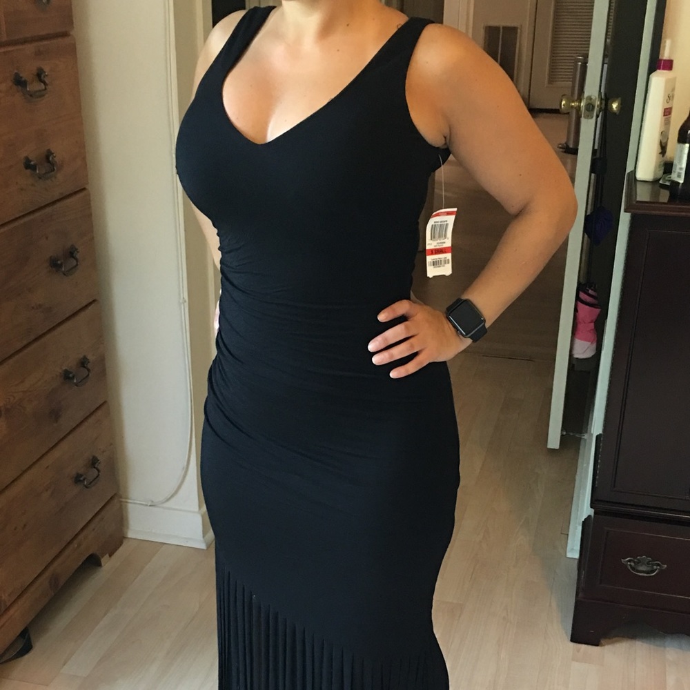 Long fringe dress