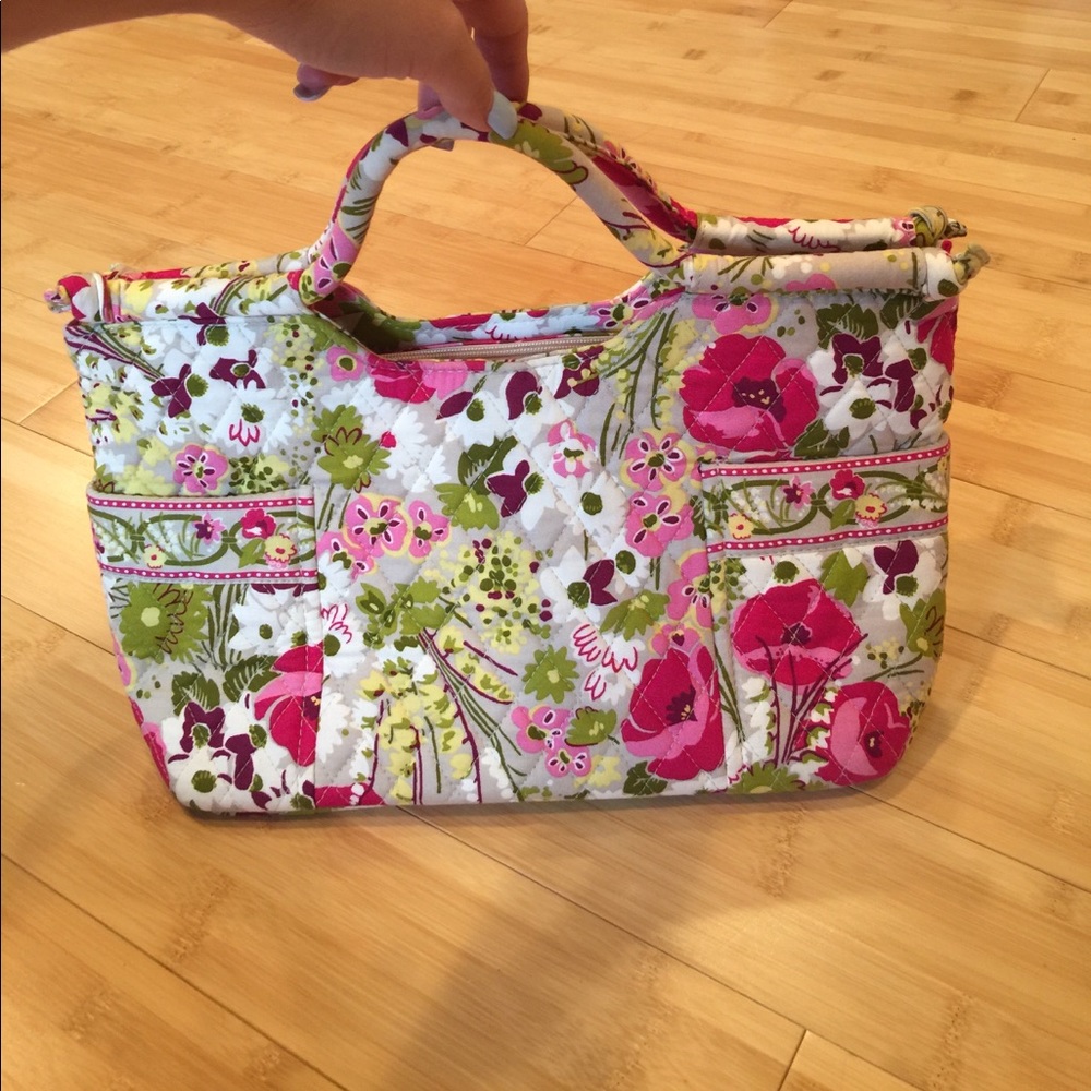 VERA BRADLEY small satchel purse with zipper