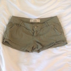 Green Hollister Shorts