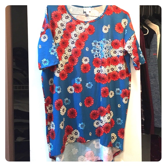 LuLaRoe Americana Irma and OS leggings outfit set - Picture 2 of 2