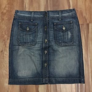 Bebe jean skirt