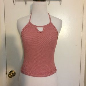 ❗NO SWAPS❗Red/White Halter Top