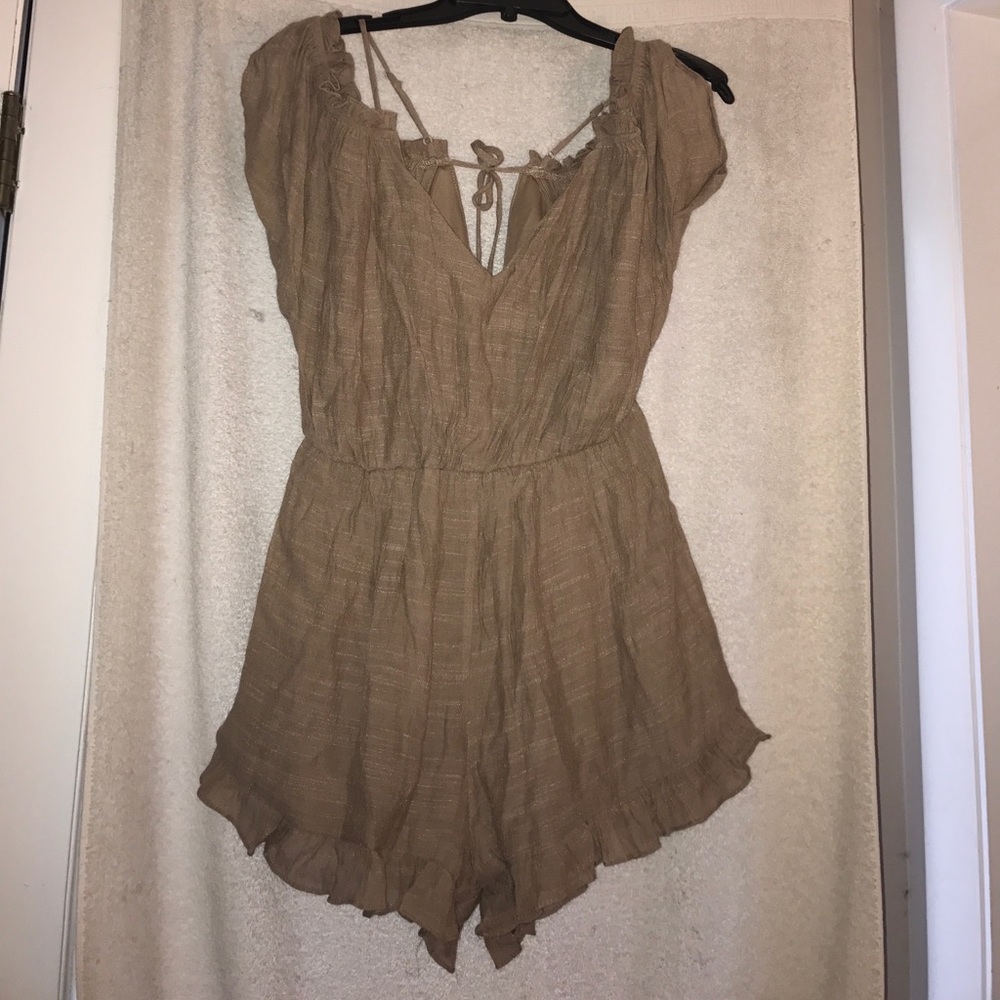 NWOT Wish List off the shoulder romper
