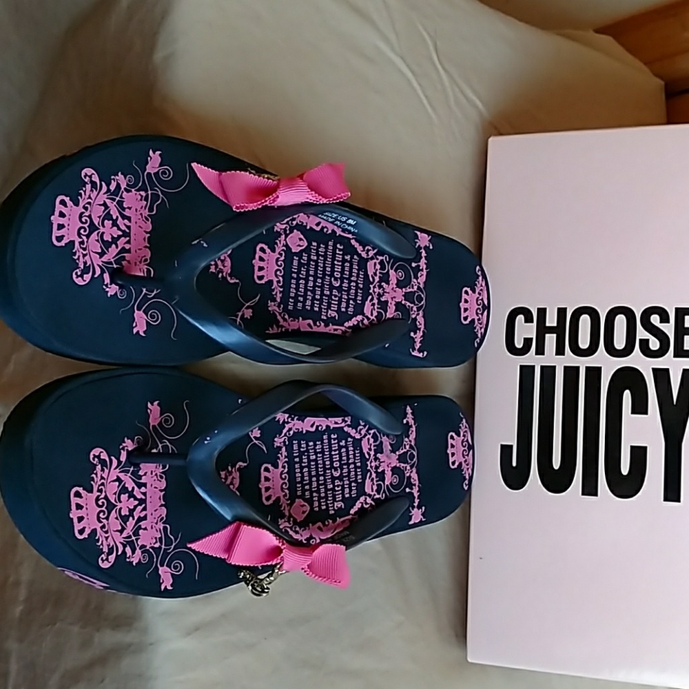 Juicy flip flops