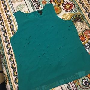 Ruffled Sleeveless Blouse