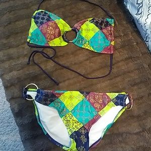 NWOT xhilaration bikini L bottom XL top