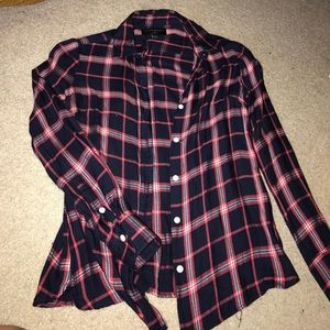 Plaid button up