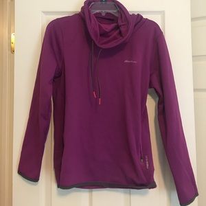 Eddie Bauer Purple Turtleneck Sweatshirt