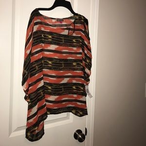 Vince Camuto sheer blouse