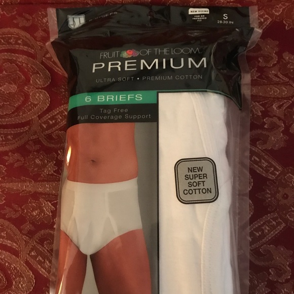 Fruit of the Loom Mens Premium Brief 6 Pack