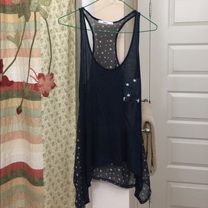 Navy tank top