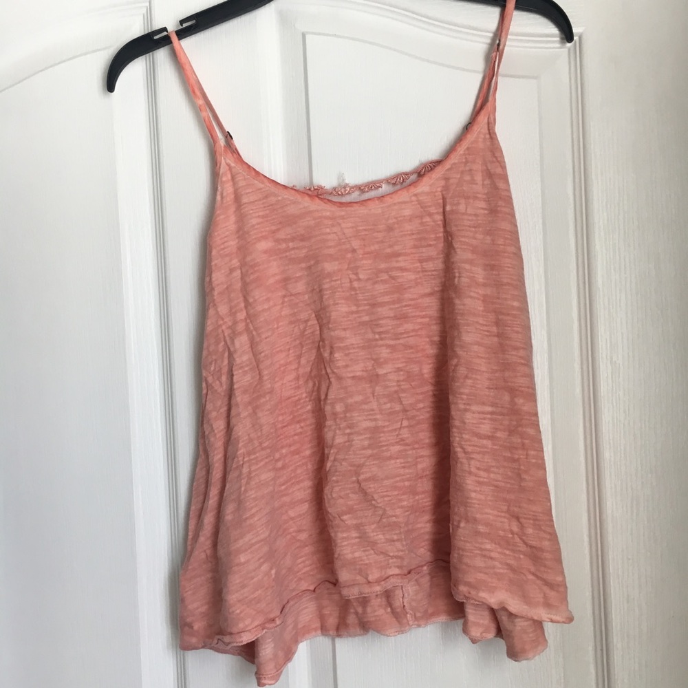 Peach colored Element tank top