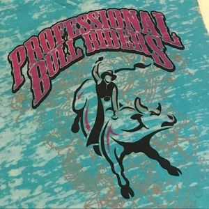 PBR blue V neck shirt