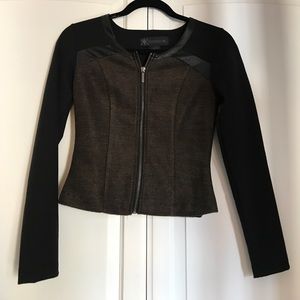 Never worn zip jacket!