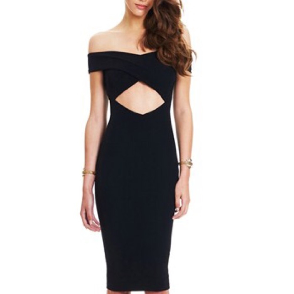 BNWT Nookie Boulevard Crossover Dress in Black