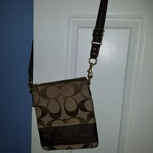 Authentic coach cross body bag