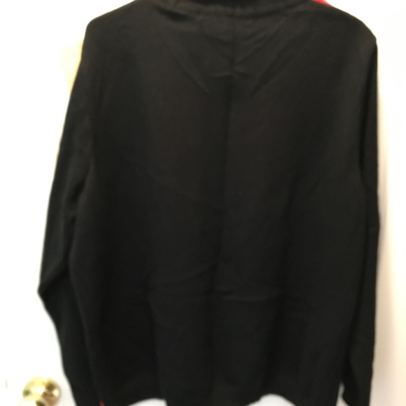 ANIMAL PRINT TURTLENECK SWEATER TOP - Picture 2 of 3