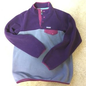 Purple Patagonia fleece