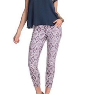 7 For all Mankind Tribal/Ikat Print Skinny Jeans