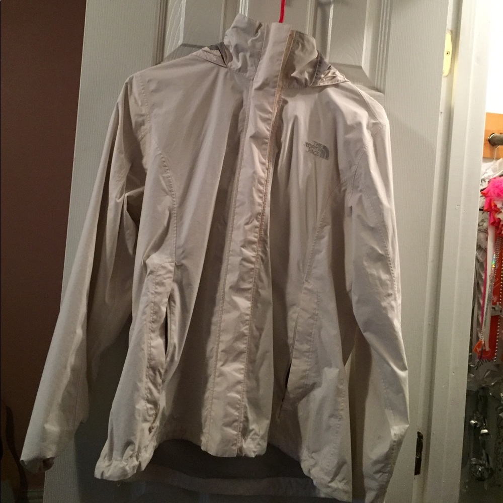 North face rain coat