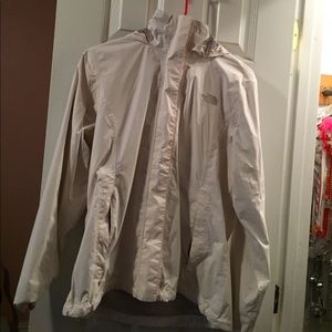 North face rain coat