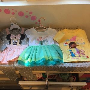 24 month Baby girl Disney bundle all Brand New!
