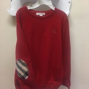 Burberry Boys 6 YR Red Sweater