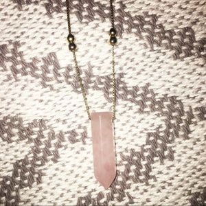 Alex & Ani Rose Quartz Necklace