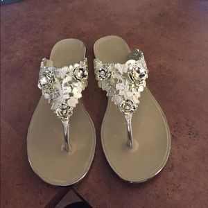Badgley Mischka Bali jelly flip flop