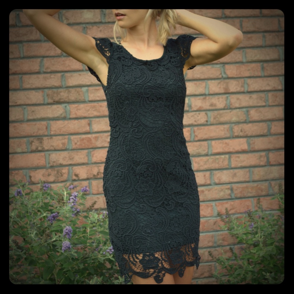 Black Lace Dress