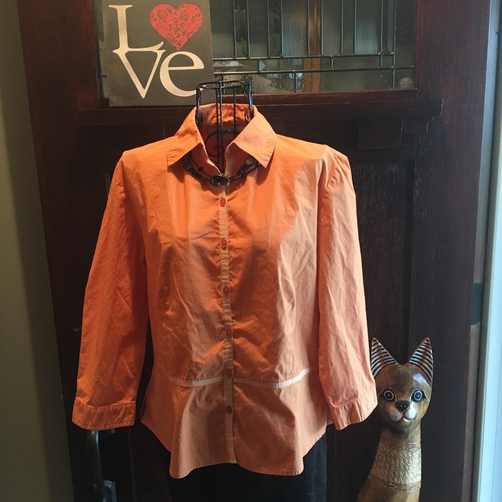 Sag Harbor button up blouse.