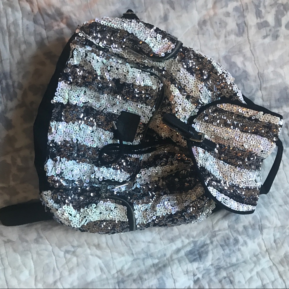 VS PINK sequin backpack